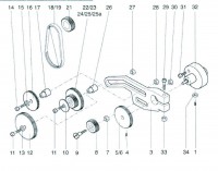 Proxxon 24004 Precision lathe PD 250E PD250E Spare Parts